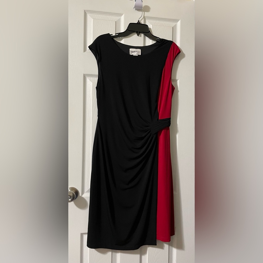 North Style Black & Red Dress Size 12